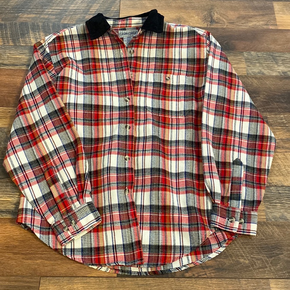 Cabin Creek flannel size petite medium